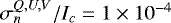 $\sigma_n^{Q,U,V}/I_{c}=1\times10^{-4}$