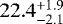 $22.4_{-2.1}^{&#x002B;1.9}$