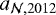 $a_{{{\mathcal{N}},2012}}$