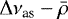 ${{\mathrm \Delta}}\nu_{\mathrm as}-\bar\rho$