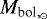 $M_{{\mathrm bol},{{_{\odot}}}}$