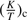 $ {(\frac KT)}_\text{c} $