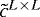 $\tilde{c}^{L\,\times\,L}$