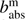 $ b_\text{abs}^\mathrm m $