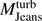 $ M_\text{Jeans}^\text{turb} $