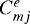 $C^{e}_{mj}$