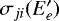 $\sigma_{ji}(E^{\prime}_{e})$