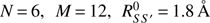 $ R_{SS'}^0=1.8\;\AA $