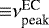 ${\equiv}\nu^{\textrm{EC}}_{\textrm{peak}}$