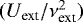 $(U_{\textrm{ext}}/\nu^2_{\textrm{ext}})$