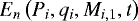 ${E}_n\left(P_{i}, q_{i}, M_{i,1}, t\right)$