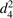 $ d_4^2 $