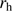 $ r_\text{ h} $