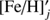 $ {\lbrack\text{Fe/H}\rbrack}_j^' $
