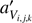 $ a_{V_{i,j,k}}^' $