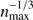 $ n_\text{max}^{-1/3} $