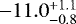 $-11.0^{&#x002B;1.1}_{-0.8}$