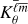 $ K_{\theta}^{\bar \ell\bar{m}} $