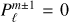 $ {P}_\ell^{m \pm 1} =0 $