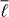 $ \bar{\ell} $