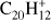 ${{\text{C}}_{20}}\text{H}_{12}^{+}$