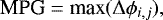\begin{equation*}\textrm{MPG}= \textrm{max}({\rm{\Delta}}\phi_{i,j}) ,\end{equation*}