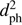$ d_\text{ph}^2 $