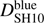 $ D_\text{SH10}^\text{blue} $