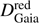 $ D_\text{Gaia}^\text{red} $