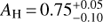 $ A_\mathrm H=0.75_{-0.10}^{+0.05} $