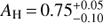 $ A_\mathrm H=0.75_{-0.10}^{+0.05} $