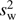 $ s_\mathrm w^2 $