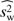 $ \widehat{s_\mathrm w^2} $