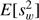 $ \textstyle E{\left[ s_w^2\right]} $