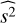 $ \textstyle\widehat{s^2} $