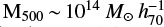 $ M_\odot \ h_{70}^{-1} $
