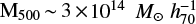 $ M_\odot \ h_{70}^{-1} $