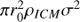 $\pi r_0^2{\rho _{ICM}}{\sigma ^2}$