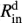 Mathematical equation: $ R_\mathrm{in}^\mathrm{d} $
