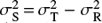 Mathematical equation: $ \sigma_\mathrm{S}^2\,{=}\,\sigma_\mathrm{T}^2 - \sigma_\mathrm{R}^2 $