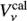 Mathematical equation: $ V^\mathrm{cal}_\nu $