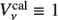 Mathematical equation: $ V^\mathrm{cal}_\nu \equiv 1 $