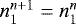 $n_1^{n&#x002B;1} = n_1^n$