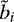 $\tilde{b}_i$