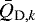 $\bar{Q}_{\mathrm{D},k}$