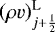 $\left( \rho v \right)_{j&#x002B;\frac{1}{2}}^{\mathrm{L}}$