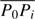 $ \overline{P_0P_i} $