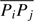 $ \overline{P_iP_j} $
