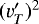 $(v&#x0027;_T)^2$