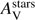 $ A_\mathrm{V}^\mathrm{stars} $